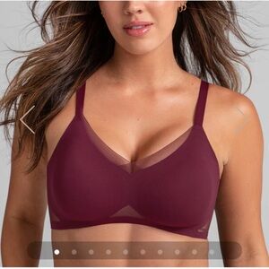 Honeylove Burgundy Bra